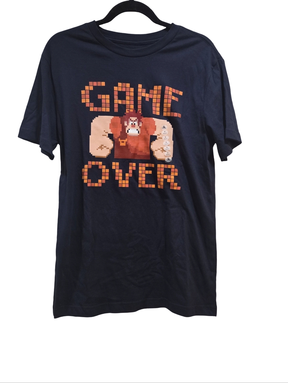 Disney Parks Wreck-It Ralph Game Over Graphic T-Shirt Adult Small NEW